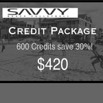 600 Credit Package