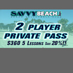 2 player private 5 lessons