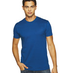 Men's  Back Premium Fitted Short-Sleeve Cotton Crew