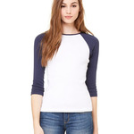 Ladies' Baby Rib Three-Quarter Sleeve Raglan T-Shirt